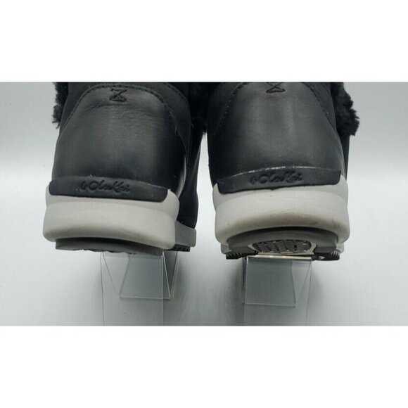 Olukai Malua Hulu Boots Women's Black Size 7 Shearling Lined Nubuck Leather - Picture 13 of 15